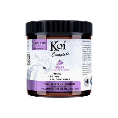 Koi Complete Full Spectrum Gummies - Grape