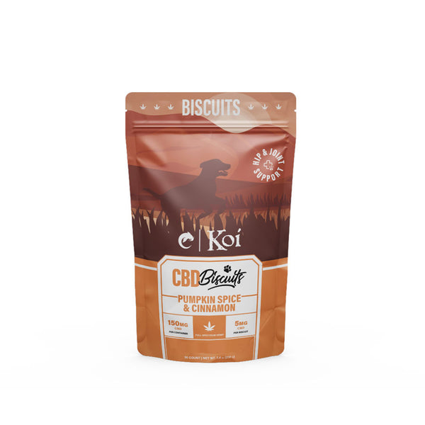 Koi Hemp Extract Dog Treats | Joint Support - Pumpkin Spice & Cinnamon